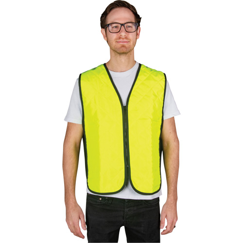 Evaporative Cooling Vest, Medium, High Visibility Lime-Yellow Distribution Jean Lapalme