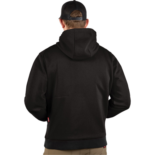Chandail &agrave; capuchon chauffant M12 avec pile, Hommes, T-Grand, Noir, Poly-coton Distribution Jean Lapalme