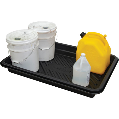 Plateau pour les d&eacute;versements, 24" lo x 36" la x 4,5" h, Cap. de d&eacute;versement 18 gal. US Distribution Jean Lapalme