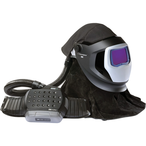Adflo PAPR System with Versaflo M-Series Helmet & Speedglas Welding Shield Upgrade Kit, Welding Helmet, Lithium-Ion Battery Distribution Jean Lapalme
