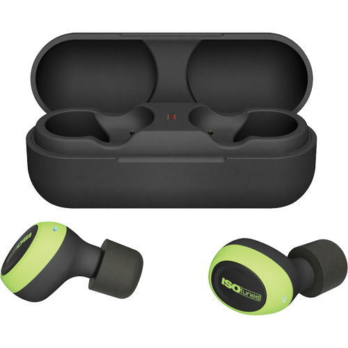 Safety Green Free 2.0 Wireless Bluetooth Earbuds Distribution Jean Lapalme