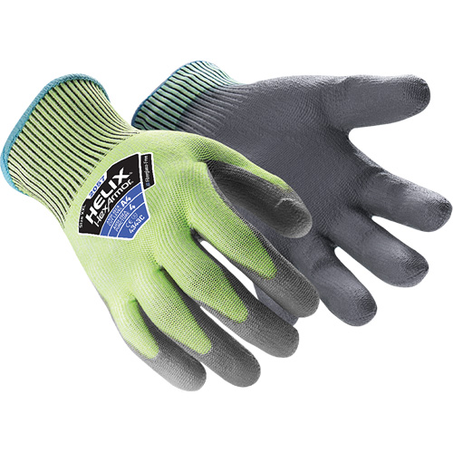Gants r&eacute;sistant &agrave; la coupe & l'abrasion Helix 2057, 6/T-petit, Calibre 13, Rev&ecirc;tement Polyur&eacute;thane, ASTM ANSI niveau A4/EN 388 niveau C Distribution Jean Lapalme