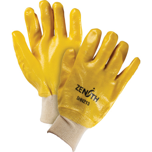 Rough-Finish Chemical-Resistant Gloves, Size 9, 10" L, PVC, Interlock Inner Lining, 47-mil Distribution Jean Lapalme