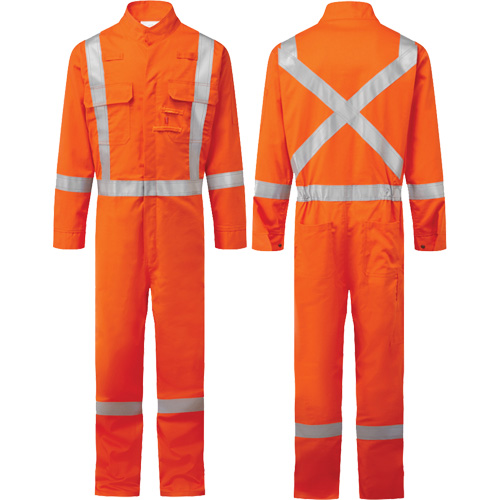 Combinaison FR Bizflame 88/12 Iona 7 oz. FR510, Taille 36, Orange Distribution Jean Lapalme