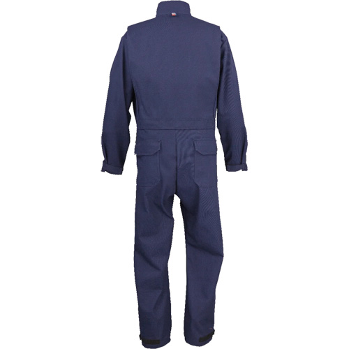 Westex UltraSoft&reg; Welder's Coverall - Regular, Size Small, Navy Blue Distribution Jean Lapalme
