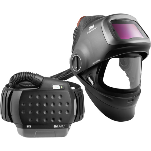 Speedglas G5-01 Heavy-Duty Welding Helmet with Adflo PAPR Assembly, Welding Helmet, Lithium-Ion Battery Distribution Jean Lapalme