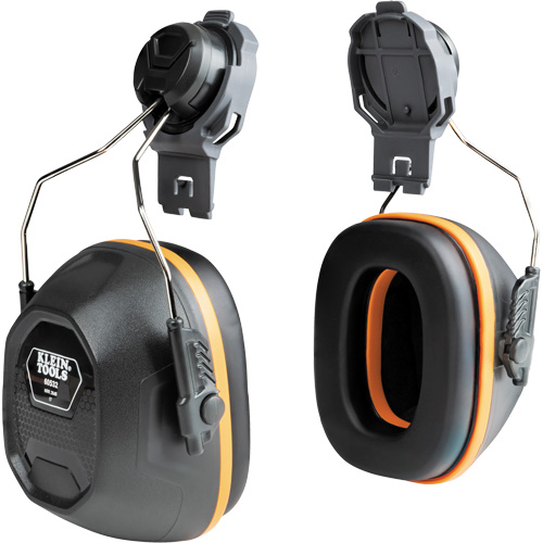 Cache-oreilles pour casques de s&eacute;curit&eacute;, Fixation pour casque, 27 NRR dB Distribution Jean Lapalme