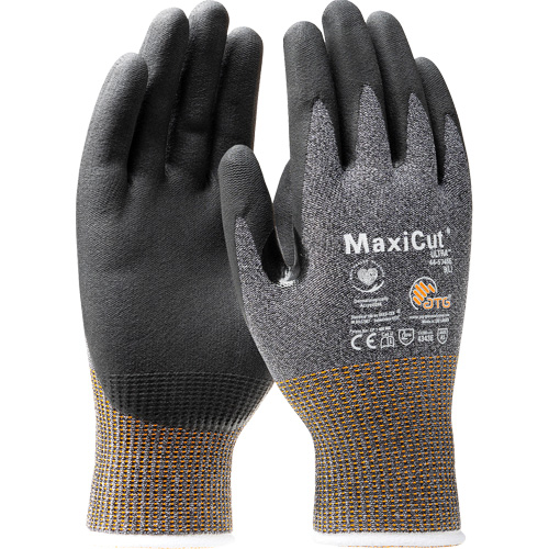 MaxiCut&reg; Ultra Seamless Knit Engineered Yarn Gloves, X-Small, 15 Gauge, Nitrile Coated, ASTM ANSI Level A5/EN 388 Level 3 Distribution Jean Lapalme