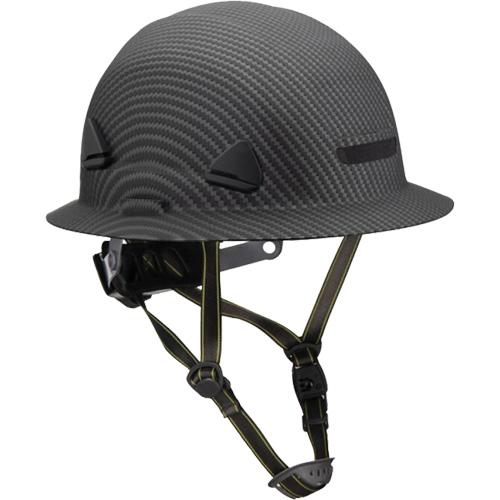 Casque Fibre Metal de style escalade avec bordure compl&egrave;te, R&eacute;pond aux normes CSA type 2, Suspension Rochet, Non ventil&eacute; Distribution Jean Lapalme