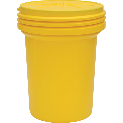 Lab Pack Plastic Barrel Drum with Screw-On Lid, 30 US gal., Mobile/Stationary Distribution Jean Lapalme