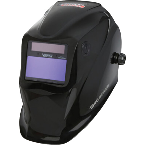 VIKING 1840 Series Auto-Darkening Welding Helmet, 7 - 13 Shade Range, Black Distribution Jean Lapalme