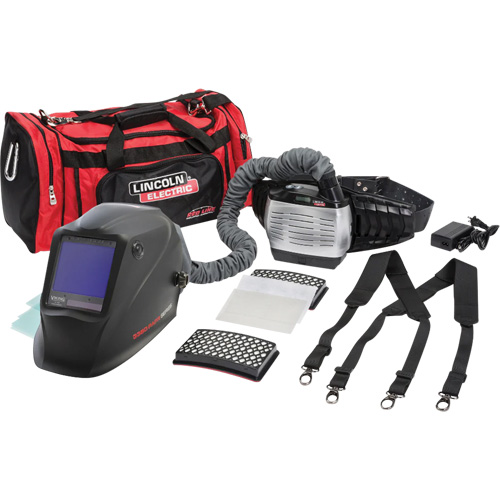 VIKING 3350 XG Auto-Darkening PAPR with Extended Battery, Welding Helmet, Lithium-Ion Battery Distribution Jean Lapalme
