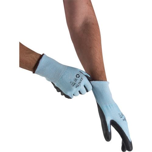 Gants &eacute;lastiques &eacute;cologiques r&eacute;sistants &agrave; la coupe, Taille 8, Calibre 13, Rev&ecirc;tement Polyur&eacute;thane, Enveloppe en PEHP/rPET, ASTM ANSI niveau A3 Distribution Jean Lapalme
