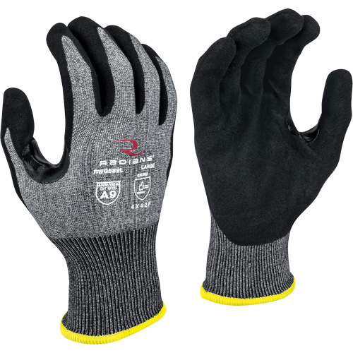 Gants enduits r&eacute;sistants &agrave; la coupe RWG589, Taille T-petit, Calibre 18, Rev&ecirc;tement Mousse de nitrile, Enveloppe en PEHP, ASTM ANSI niveau A9/EN 388 niveau F Distribution Jean Lapalme