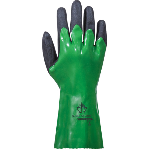 Gants r&eacute;sistants aux produits chimiques SolvStop, Taille 7, 12" lo, PVC Distribution Jean Lapalme