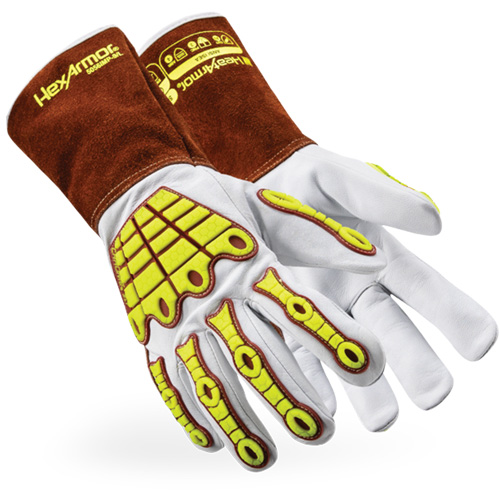 HeatArmor&reg; 5056IMP Welding Gloves, Grain Goatskin, Size 3X-Large Distribution Jean Lapalme