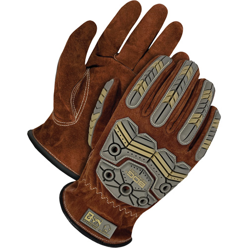 Gants de conducteur classiques r&eacute;versibles &agrave; grain, Moyen, Paume en Cuir fleur de porc Distribution Jean Lapalme