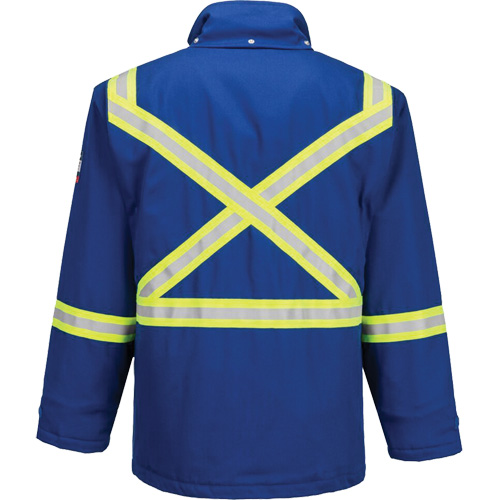 Parka dhiver isol&eacute;e 88/12 Bizflame, Bleu, Petit Distribution Jean Lapalme