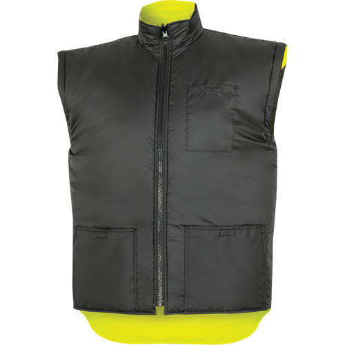 Parka de s&eacute;curit&eacute; d'hiver imperm&eacute;able 7-en-1 5057 Pioneer Yukon, Polyester, Noir/Jaune lime haute visibilit&eacute;, T-petit Distribution Jean Lapalme