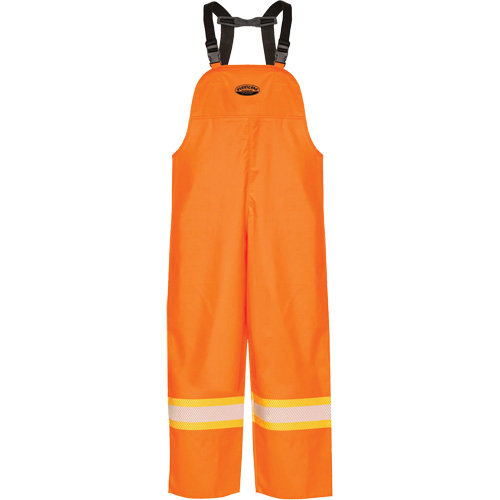 R805 Hurricane Bib Pants, Small, High Visibility Orange Distribution Jean Lapalme