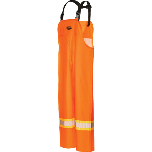 R805 Hurricane Bib Pants, Small, High Visibility Orange Distribution Jean Lapalme
