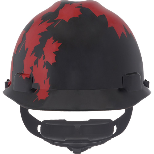 Casque sp&eacute;cialis&eacute; V-Gard, Suspension Rochet, Noir/Rouge Distribution Jean Lapalme