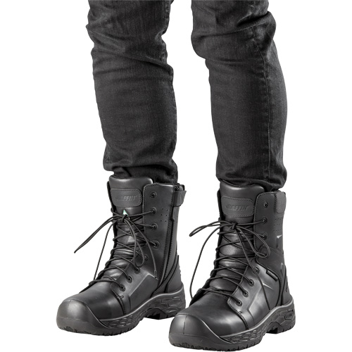 Ice Hero II Men's Safety Boots, Leather, Puncture Resistant Sole, Size 8 Distribution Jean Lapalme