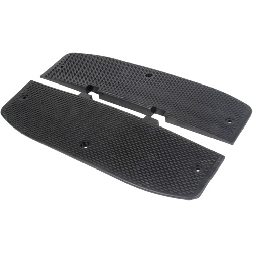 Speed Hump End Caps, Rubber, 2' L x 16" W x 1-1/4" H Distribution Jean Lapalme