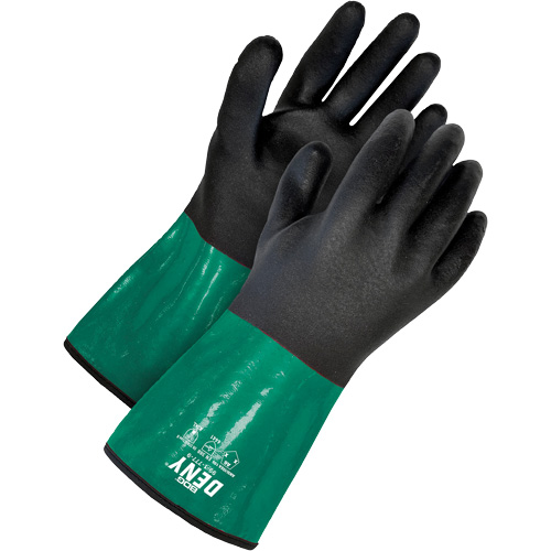 Gants r.sistant aux produits chimiques avec doublure r&eacute;sistante &agrave; la coupe, Taille 6/T-petit, 12" lo, PVC Distribution Jean Lapalme