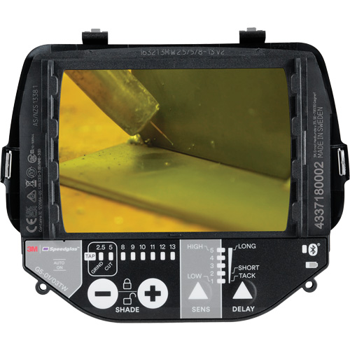 Filtre auto-assombrissant Speedglas G5 pour le soudage par pointage, 2-4/5" la x 4-1/4" h Champ de vision, Pour utilisation avec Casques G5-01 et G5-03 Distribution Jean Lapalme