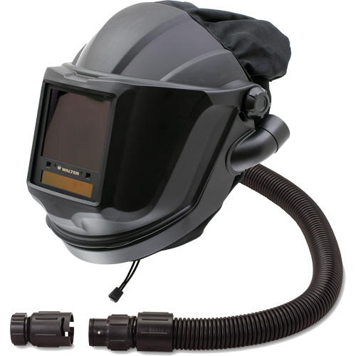 Masque respiratoire &agrave; adduction d'air et masque de soudage &agrave; visi&egrave;re relevable avec ADF et sans valve MAXSHIELD, Universel, Pi&egrave;ce faciale Distribution Jean Lapalme