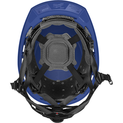 Casque de s&eacute;curit&eacute; &agrave; bordure avant BOLT, R&eacute;pond aux normes CSA type 2, Suspension Rochet, Ventil&eacute; Distribution Jean Lapalme