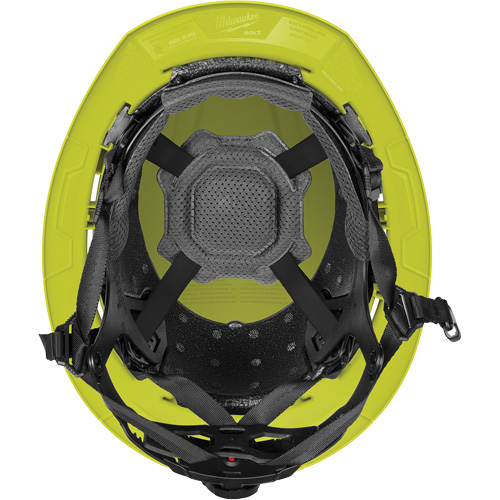 Casque de s&eacute;curit&eacute; &agrave; bord complet BOLT, R&eacute;pond aux normes CSA type 2, Suspension Rochet, Non ventil&eacute; Distribution Jean Lapalme