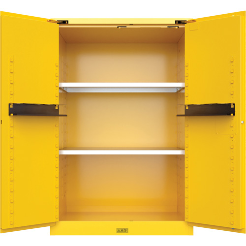 Utili-Guard+ Flammable Safety Cabinet, 45 gal., 2 Door, 43" W x 65" H x 22" D Distribution Jean Lapalme