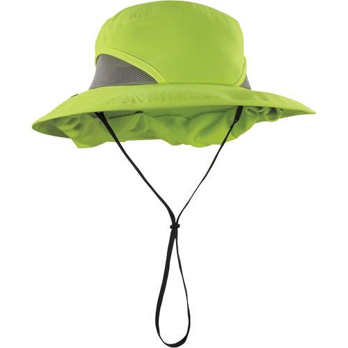 Chapeau de garde forestier 8934 Chill-Its avec prot&egrave;ge-nuque, grand/tr&egrave;s-grand, Lime haute visibilit&eacute; Distribution Jean Lapalme