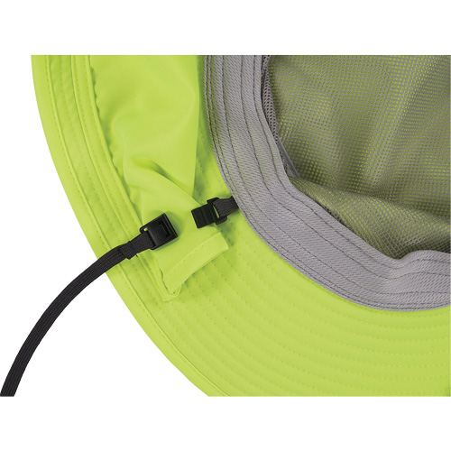 Chapeau de garde forestier 8934 Chill-Its avec prot&egrave;ge-nuque, grand/tr&egrave;s-grand, Lime haute visibilit&eacute; Distribution Jean Lapalme