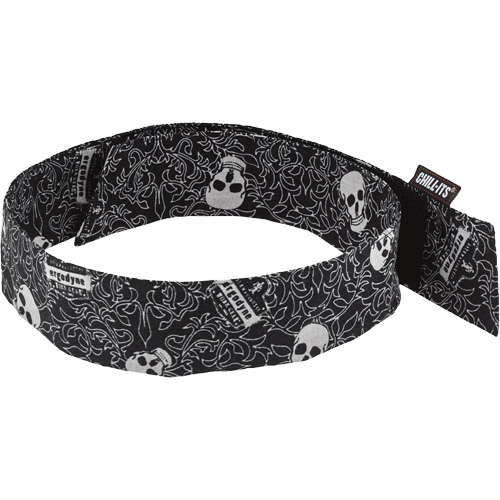 Bandeau de refroidissement Chill-Its 6705 avec polym&egrave;res int&eacute;gr&eacute;s et fermeture &agrave; nouer, Multicolore Distribution Jean Lapalme