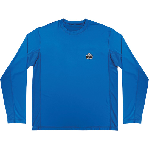 Chemise de refroidissement &agrave; manches longues avec protection solaire et UV Chill-Its 6689, Bleu, Petit Distribution Jean Lapalme