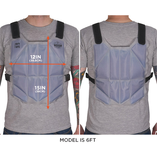 Veste de refroidissement de changement de phase Chill-Its6210, Taille unique, Bleu Distribution Jean Lapalme