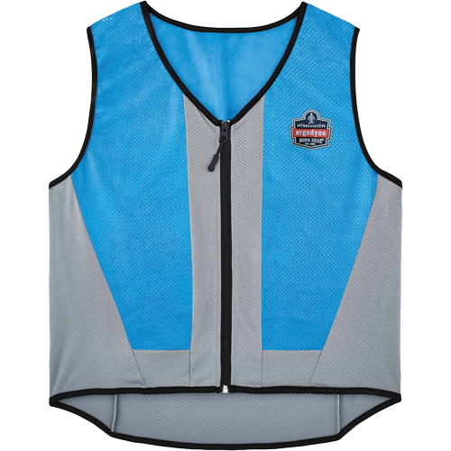 Veste de refroidissement &eacute;vaporatif Chill-Its 6667 avec fermeture &agrave; glissi&egrave;re, 4T-Grand, Bleu Distribution Jean Lapalme