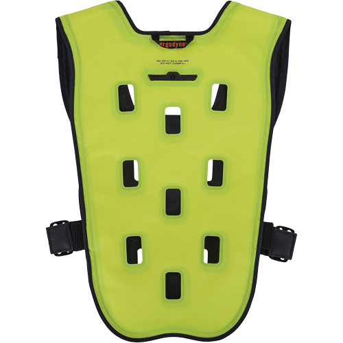 Veste de refroidissement &eacute;vaporatif Chill-Its 6685 avec fermeture &agrave; glissi&egrave;re, Grand/T-Grand, Jaune lime haute visibilit&eacute; Distribution Jean Lapalme