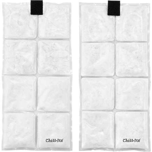 Veste de refroidissement &agrave; changement de phase l&eacute;g&egrave;re avec sachets de recharge Chill-Its 6260, 2T-grand/3T-grand, Orange Distribution Jean Lapalme