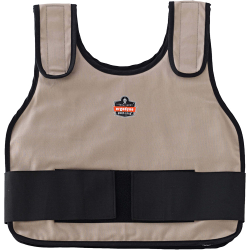 Veste de refroidissement &agrave; changement de phase standard avec sachets de recharge Chill-Its 6230, Petit/Moyen, Khaki Distribution Jean Lapalme