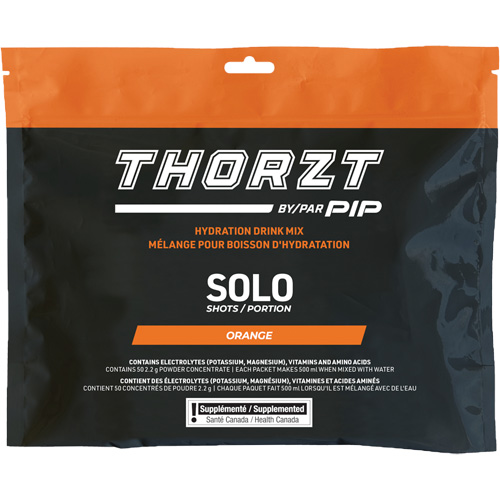 THORZT Sugar-Free Solo Shot Hydration Drink Mix, Single Serve, Orange Distribution Jean Lapalme