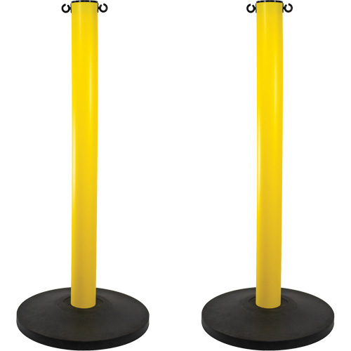 Montant industriel, Hauteur de 37", Jaune Distribution Jean Lapalme
