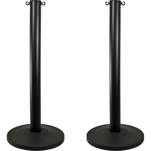 Montant industriel, Hauteur de 37", Noir Distribution Jean Lapalme