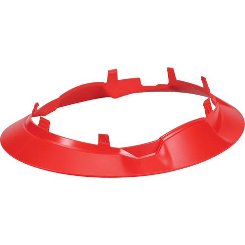 Wide Clip-On Full Brim for RZRBack Climbing Helmet, Red Distribution Jean Lapalme