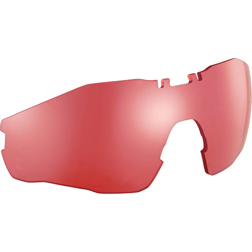 Lentille de rechange pour lunettes de s&eacute;curit&eacute; MY6, Antibu&eacute;e/Anti-&eacute;gratignures, SCT-Vermillion, MY6 Distribution Jean Lapalme
