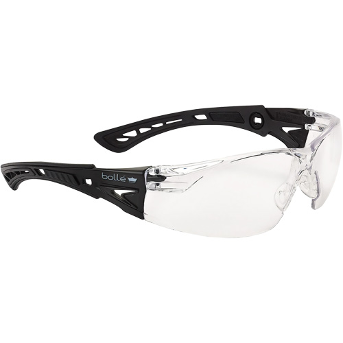 Lunettes de s&eacute;curit&eacute; Rush + Petit BSSI, Lentille Transparent, Antibu&eacute;e/Anti-&eacute;gratignures, ANSI Z87+ Distribution Jean Lapalme