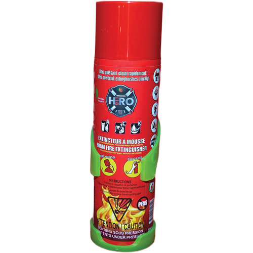 Hero 911 PFAS-Free Fire Extinguisher, ACK, 500 ml Capacity Distribution Jean Lapalme